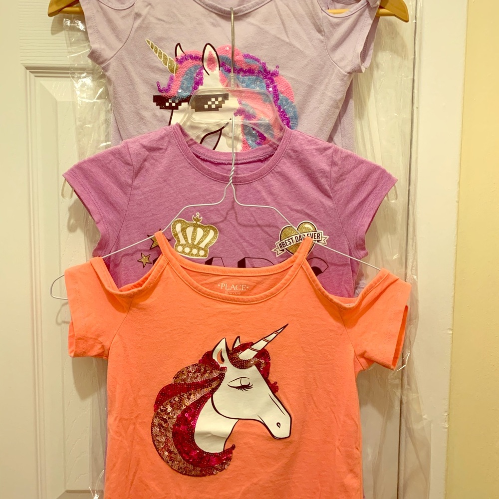 Unicorn girls tees